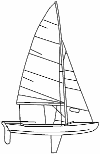Snipe sailboat